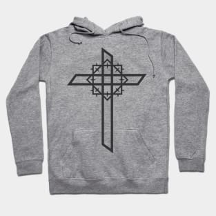 Cross of Jesus Christ and crown of thorns Hoodie